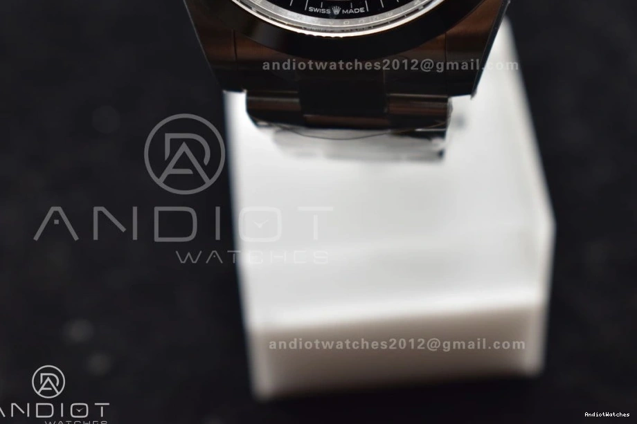 Dial VR SS Best 904L 1:1 Clean Steel Black Stretchable Edition Bracelet on Air-King 126900 500 0417